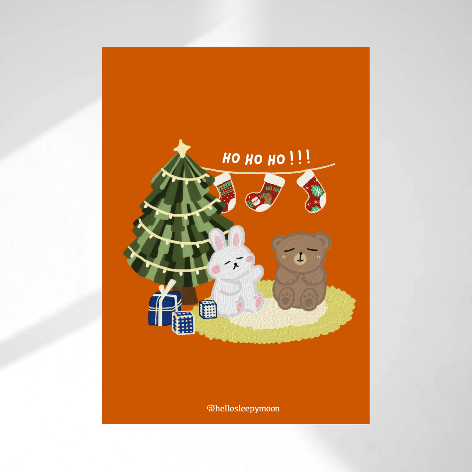 HO HO HO Art Print