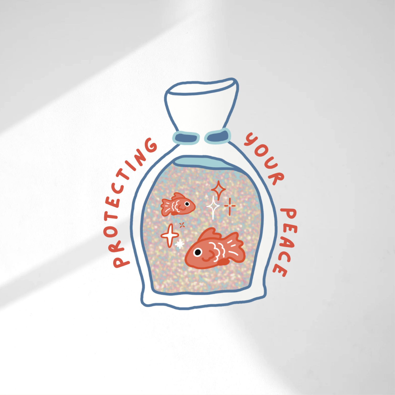Protect Your Peace Die Cut Sticker