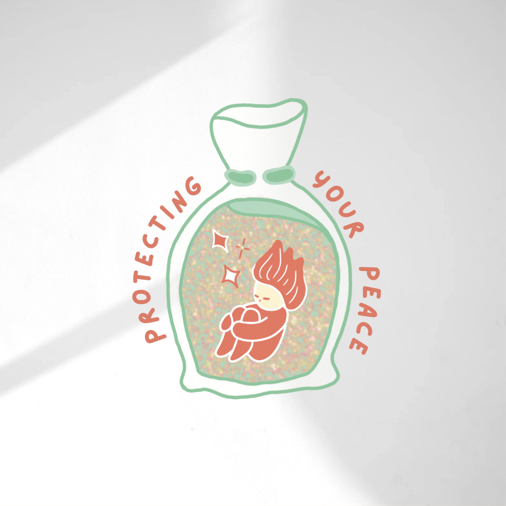 Protect Your Peace Die Cut Sticker