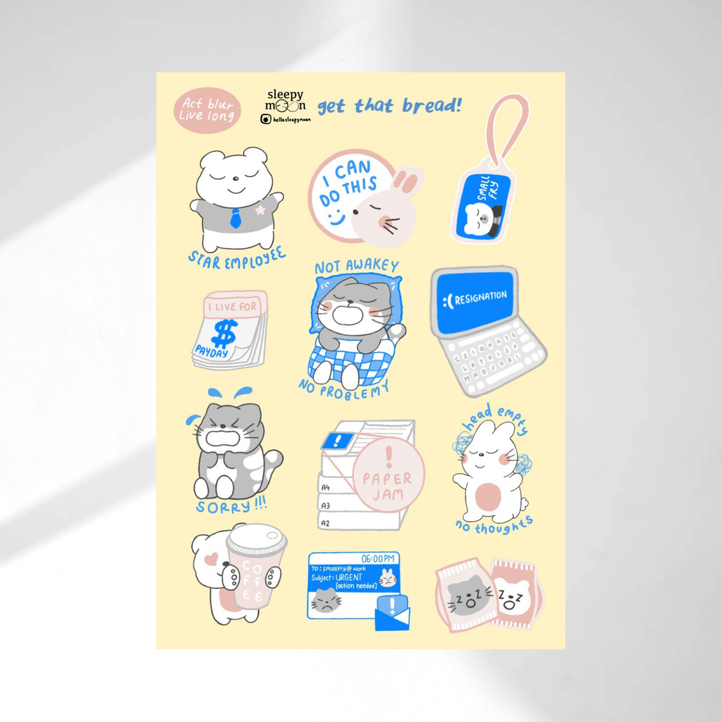 Get That Bread Sticker Sheet