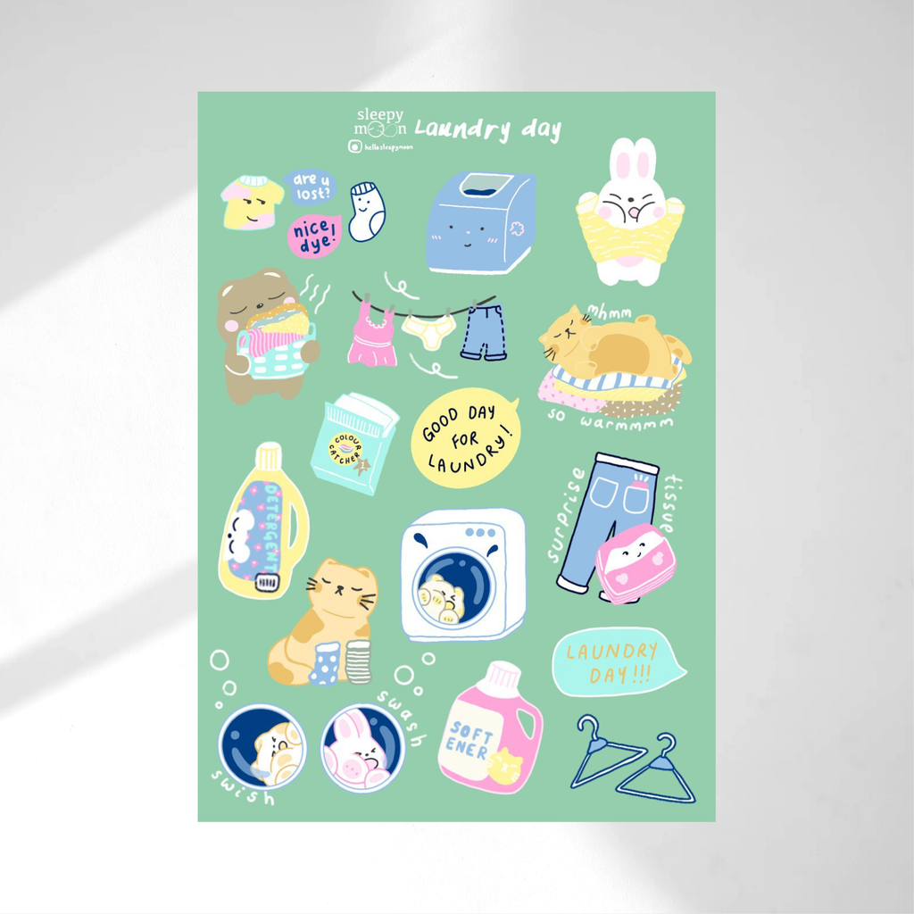 Laundry Day Sticker Sheet