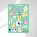 Laundry Day Sticker Sheet